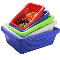 Large Thickened Rice Washing and Draining Basket Set for Home Use