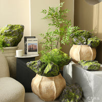 Artificial Mossy Foam Rocks for Landscaping and Decoration