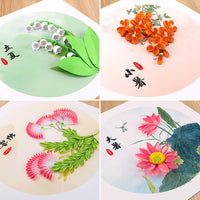 24 Solar Terms Quilling Art Kit for Students - DIY Educational Craft Material Pack