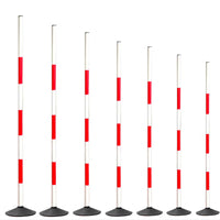 Agility Training Poles for Basketball, Soccer, and Driving Practice - Obstacle Course Slalom Poles