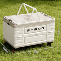 Outdoor Camping Storage Box Car Trunk Organizer Large Capacity Portable Field Equipment Camping Storage Container