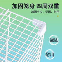Large Luxury Bird Cage for Parrots, Cockatiels, Peonies, and Pearl Birds