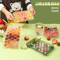 Ice Ball Maker Mold with Lid for Summer Drinks - DIY Spherical Ice Cube Tray