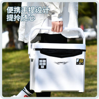 Portable Insulated Cooler Box for Fishing, Camping, and Outdoor Food Delivery