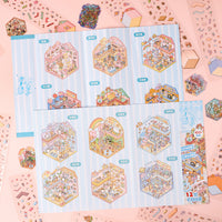 Miniature 3D Diorama Stickers for DIY Crafting