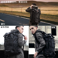 Extra Large Capacity Men's Business Casual Travel Backpack Multi-functional Wear-resistant Outdoor Hiking Bag