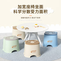 Thickened Non-Slip Round Plastic Stool for Bathroom Shower, Adult and Kids