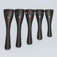 Qingge PD11 Cello Ebony Tailpiece with Nylon Tailgut, Various Sizes