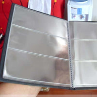PCCB Banknote Collection Album, 20 Pages, Single-Sided Transparent, Holds 60 Notes