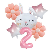Easter Balloon Set with Rabbit and Chick Designs for Party Decoration