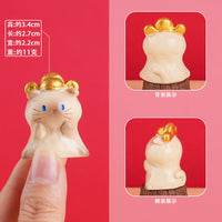 Lucky Cat Car Dashboard Ornament Resin Figurine Creative Cartoon Fortune Cat Decoration