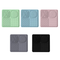 Pet Lick Mat Slow Feeder for Dogs Silicone Suction Cup Food Mat