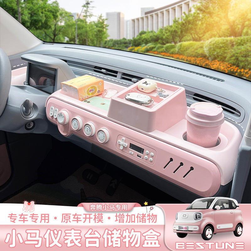 Dashboard Storage Box for Bestune Pony Center Console Organizer Tray Interior Accessories