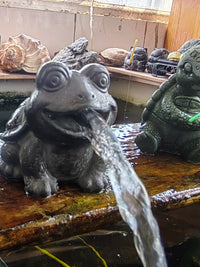 Miniature Stone-Look Water Feature Ornament for Fish Tanks & Micro Landscapes