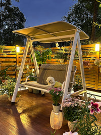Outdoor Double Swing Chair for Patio Garden Balcony