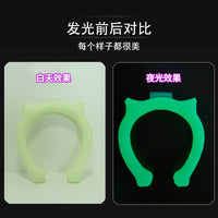 Luminous Cat Paw Cooling Neck Ring PCM Phase Change Material Ice Collar for Summer Heat Relief