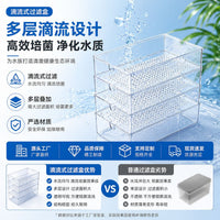 Aquarium Drip Filter Box Top-Mounted Sump for Fish Tank