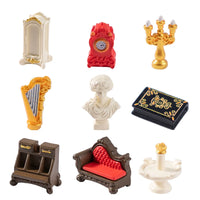 Miniature European Style Dollhouse Furniture and Decor Accessories