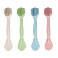 Dual-Head Silicone Face Mask Brush for Application and Cleaning