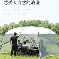 Outdoor Pop-Up Gazebo Tent with Mosquito Netting for Camping, Picnics, and Events