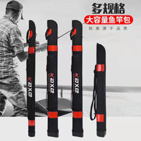 Hard Shell Fishing Rod Bag 1.25m Single Layer Thickened Water-Resistant Fishing Pole Bag Sea Rod Bag Fishing Tackle Storage