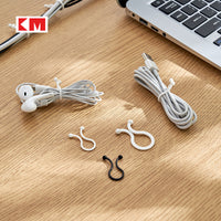 Cable Management Clips Wire Organizer Buckle for Desk and Home