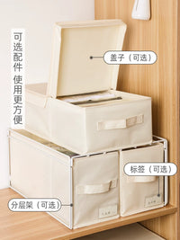 Closet Clothes Organizer with Dividers for T-Shirts and Garments