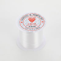 Clear Non-Elastic Beading Wire for DIY Jewelry Making