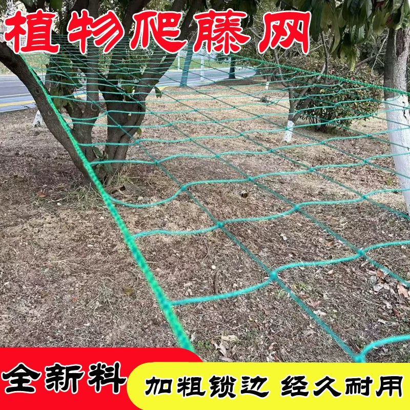 Plant Climbing Net for Fruits and Vegetables, Trellis Netting for Vines, Loofah, Bitter Gourd, Passion Fruit, and Beans