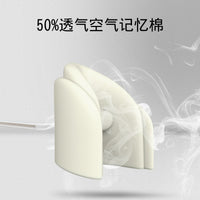 Car Neck Pillow and Lumbar Support Cushion Set with Memory Foam and Optional Electric Massage