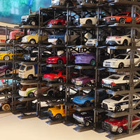 1/64 Modular Multi-Story Parking Garage Model Display Case for Diecast Cars and Toys