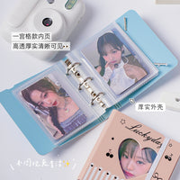 Mini Bowknot Hollow Photo Card Album for Instax & Kpop Photocards