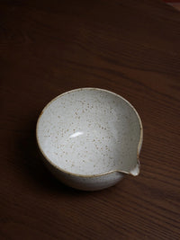 Japanese Ceramic Matcha Bowl with Spout