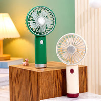 Portable USB Rechargeable Handheld Mini Fan with 3-Speed Adjustment for Outdoor Use and Promotional Gifts
