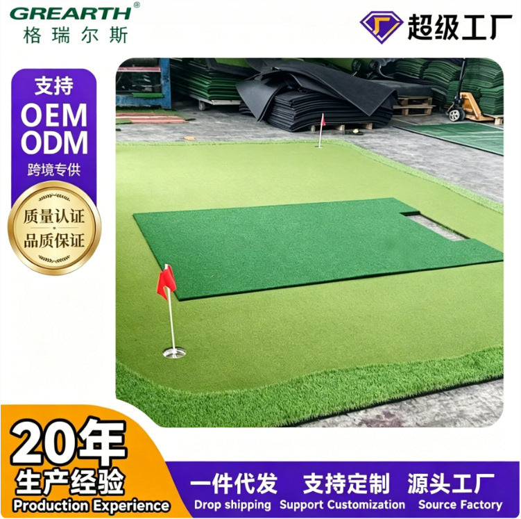 Portable Indoor Golf Putting Green Mat with Artificial Turf