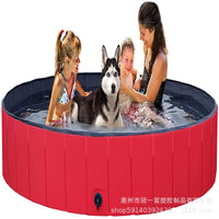 Foldable PVC Pet Bathing Pool for Dogs and Cats, Portable Outdoor Kiddie Pool