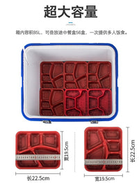 Portable Insulated Cooler Box for Food Delivery, Camping, Fishing, and Outdoor Activities