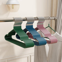 Non-Slip PVC Coated Wire Hangers for Adult Clothes, Heavy Duty & Trace-Free