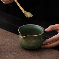 Traditional Japanese Matcha Tea Ceremony Set with Whisk, Scoop, and Bowl