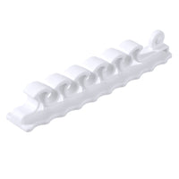 Self-Adhesive Desktop Cable Organizer Clips for Data and Charging Cords