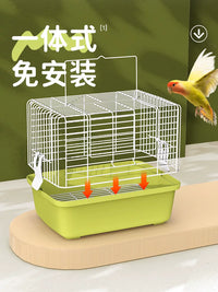 Portable Bird Carrier Cage for Parrots, Budgies, Peonies, Cockatiels, Sun Conures - Outdoor Travel Handheld Bird Cage