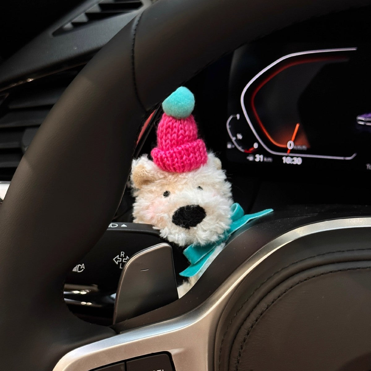 Cute Puppy Car Interior Decor Hanging Ornament for Wiper Turn Signal