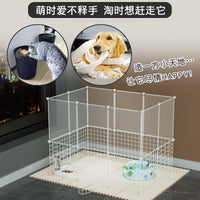 Pet Playpen for Cats, Hamsters, and Small Dogs - Transparent Modular Enclosure with Optional Top Cover