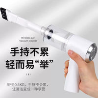 Portable 120W Wireless Car Vacuum Cleaner for Home and Auto Interior Cleaning