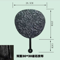 DIY Handheld Fan Craft Kit with Blank Plastic Fan and Fabric
