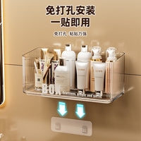 Wall-Mounted Facial Tissue Dispenser for Bathroom Vanity, Disposable Cotton Soft Towel Storage Box