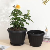Two-Tone Resin Plastic Nursery Pot for Seedlings and Succulents