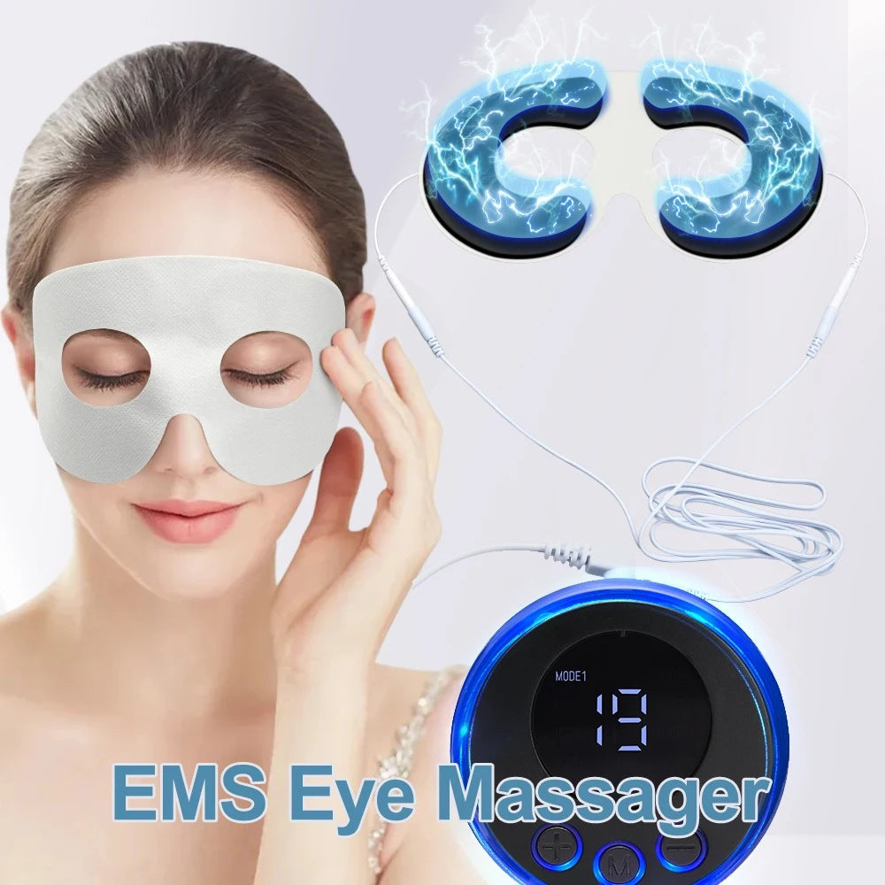 EMS Eye Massager Microcurrent Facial Lifting Device for Skin Tightening and Anti-Wrinkle