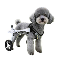 Adjustable Pet Wheelchair for Hind Leg Support - Dog Cat Mobility Aid for Paralyzed Pets