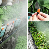 30m DIY Automatic Garden Misting & Drip Irrigation System for Cooling & Watering